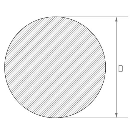 Super Invar 32-5 gelegeerd staaf van 12,95 tot 102,11 mm ronde bar
