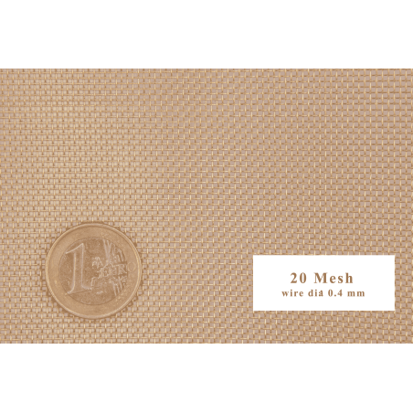 Messing gaas 20-120 Mesh Breed 50mm-300mm CuZn36 CW507L Rooster