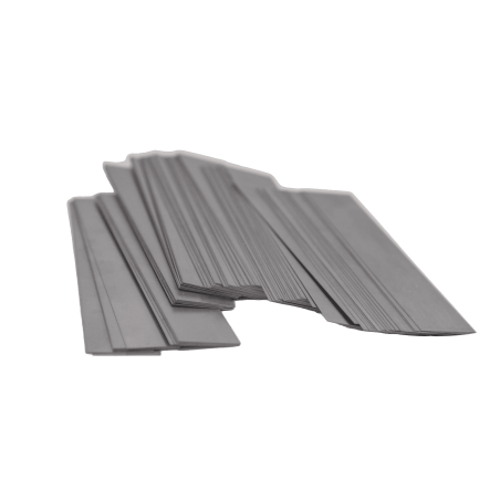 Wolfraam 99% zuiver metaal 0,2x20x104mm Metalen strip Wolfraam strip