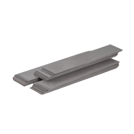 Wolfraam 99% zuiver metaal 0,2x20x104mm Metalen strip Wolfraam strip