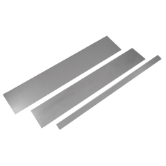 RVS 316 Ti platstaaf 1.4571 V4A plaatstrip 20x0,5 mm-90x6 mm op maat gesneden strips
